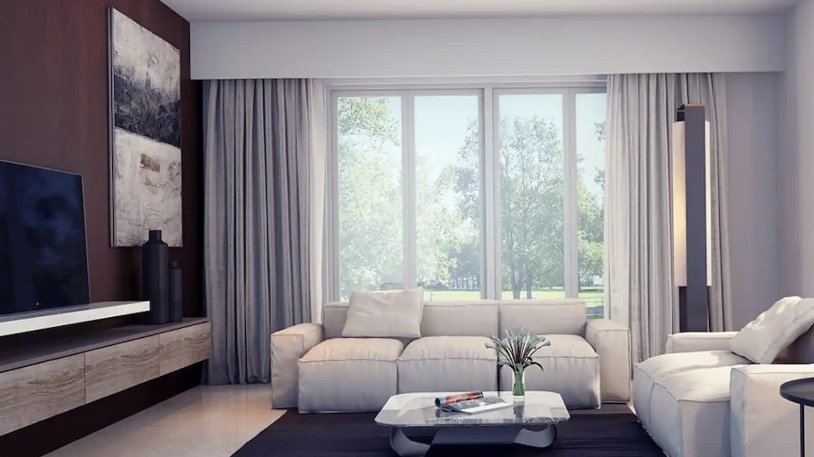 Adarsh-Wisteria-Villas-In-Hennur-Road-Bangalore-Hall